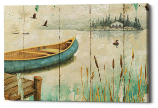 Waterside V' by Daphne Brissonnet, Giclee Canvas Wall Art, 26"x18"