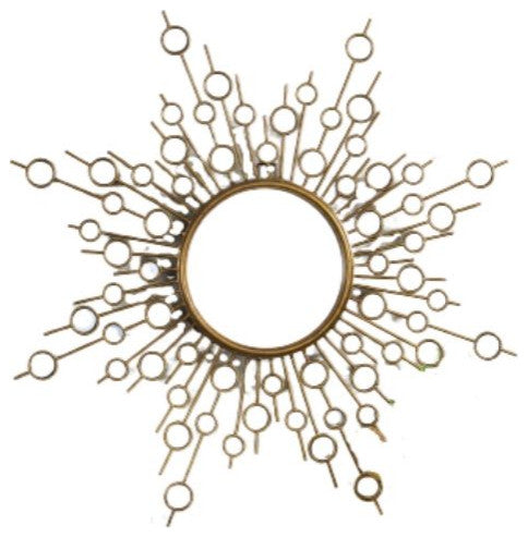 Star Gold Wall Mirror