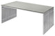 Stainless Steel Dining Table Glass Top Modern Table, Brushed