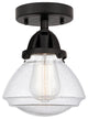 INNOVATIONS 288-1C-BK-G324-LED 1-Light Semi-Flush Mount Matte Black