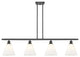 Innovations 516-4I-OB-GBC-81-LED 4 Light Island Light, Oil Rubbed Bronze