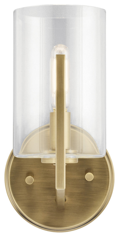 Kichler 52316 Nye 10" Tall Bathroom Sconce - Classic Pewter