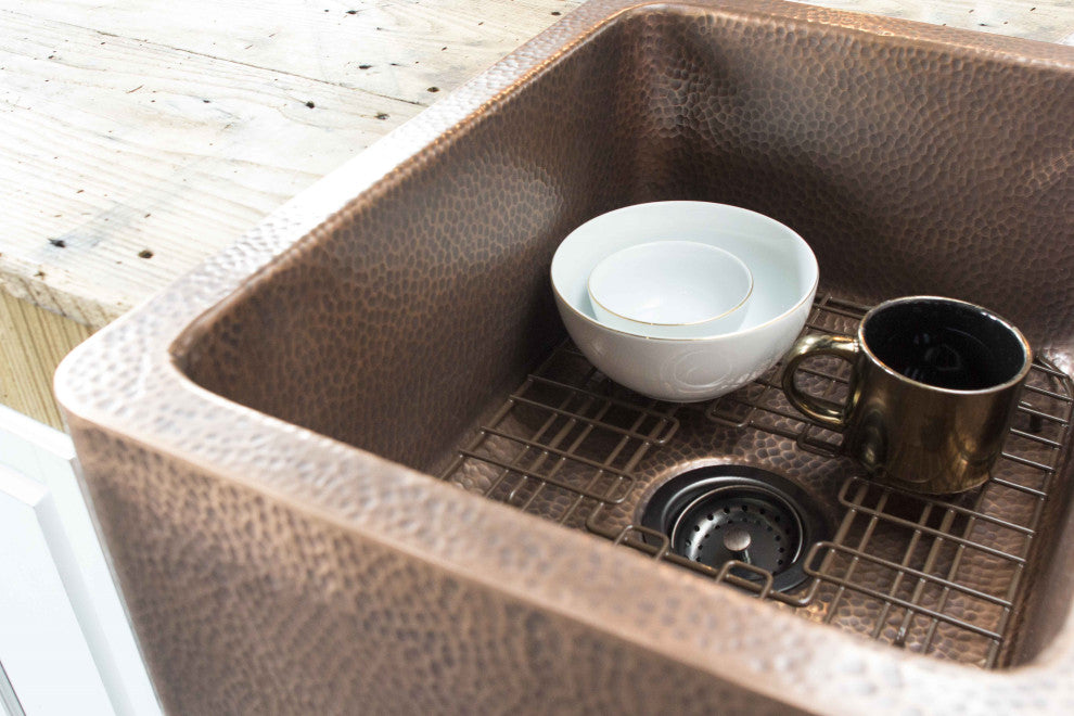 SinkSense Sullivan Antique Brown 18"x13" Kitchen Sink Bottom Grid