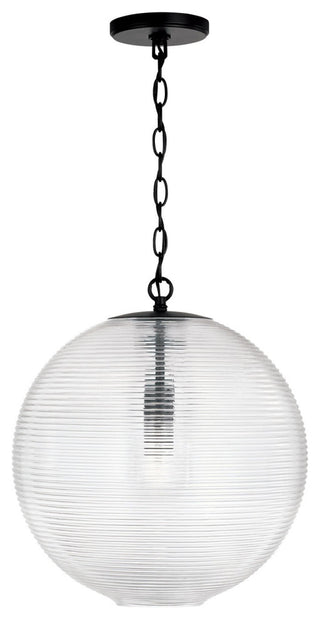 Capital Lighting Dolan 1-Light Pendant 349911MB Matte Black