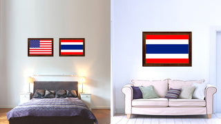 Thailand Country Flag Canvas Print, 27"x39"