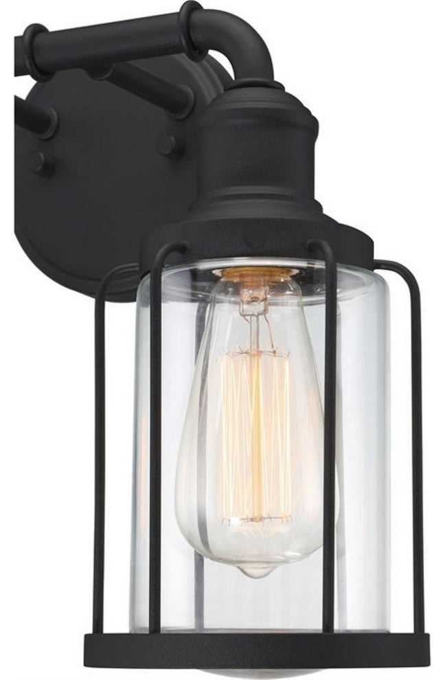 Quoizel LUD8615EK Two Light Bath, Earth Black Finish