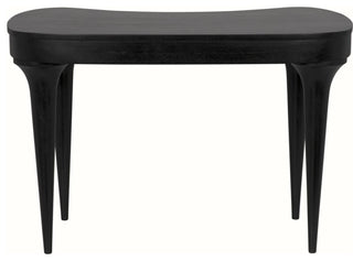 Rennie Collection Mahogany Desk, Hand-Rubbed Black