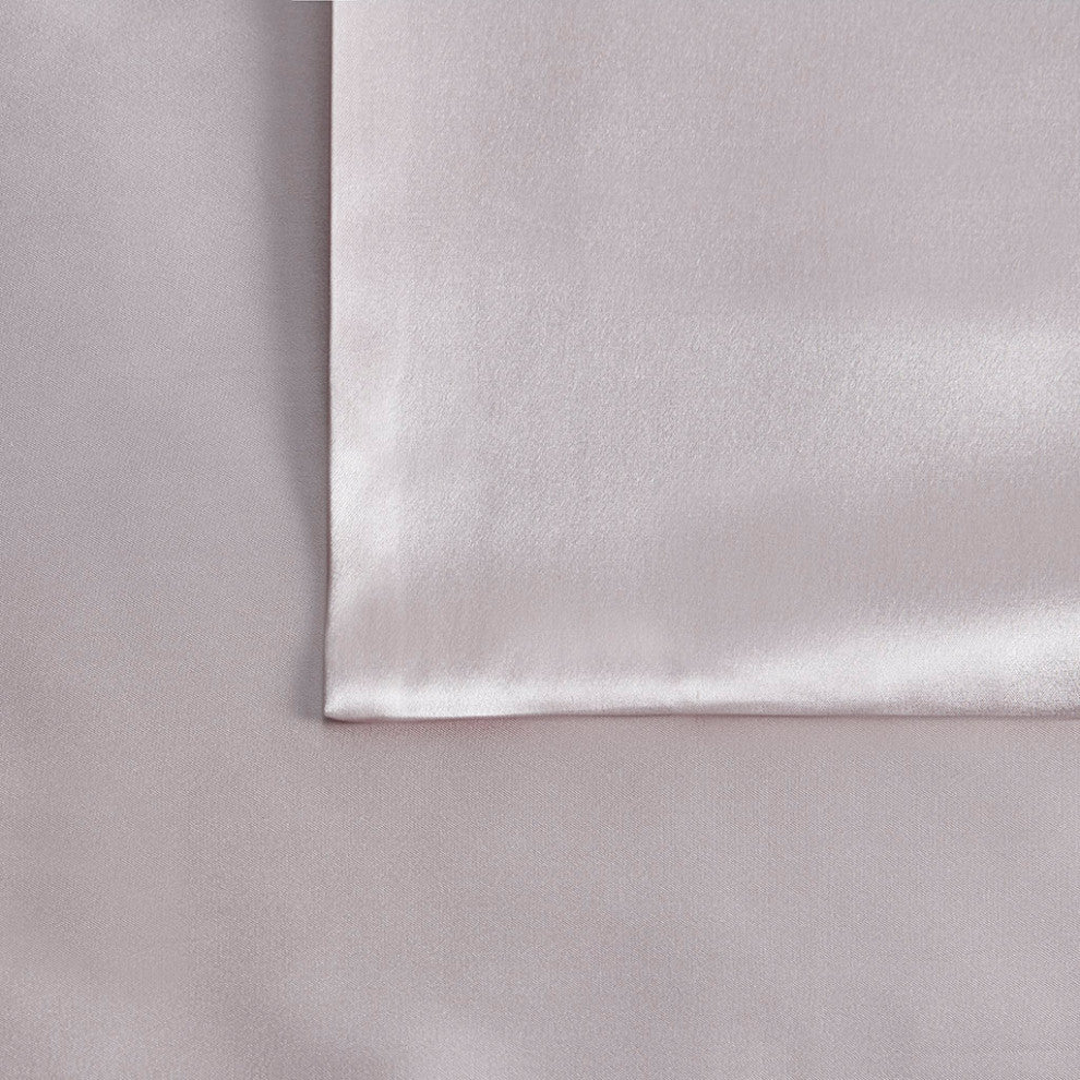 Madison Park Mulberry Silk Luxury Single Pillowcase, Lavender, Standard