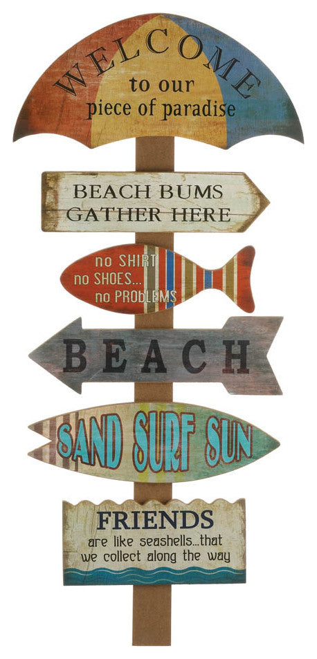 Welcome To Beach Wall Decor