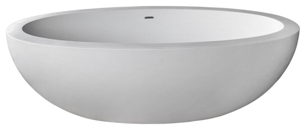 Atlantis Whirlpools Cabarita 42 x 75 Artificial Stone Freestanding Bathtub