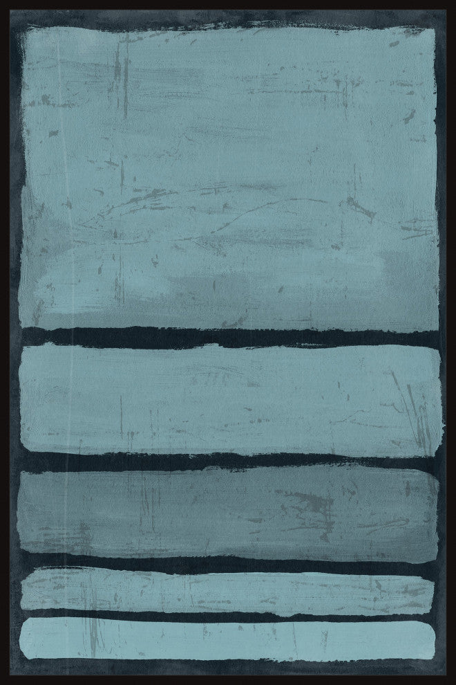 "Final Stack" Floater Framed Painting Print on Canvas, 30x45