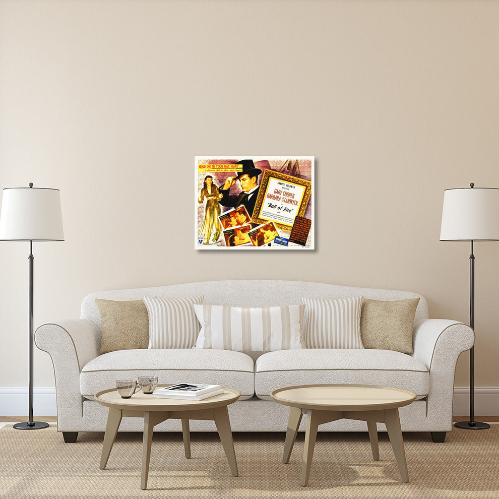 "Ball of Fire" Stretched Canvas Giclee by Hollywood Photo Archive, 36x28"