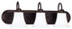 Nuvo Dupont 3-Light Incandescent Vanity and Wall Light, Dark Chocolate Bronze