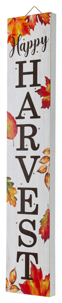 42"H Fall Lighted Maple leaves Wooden Porch Sign