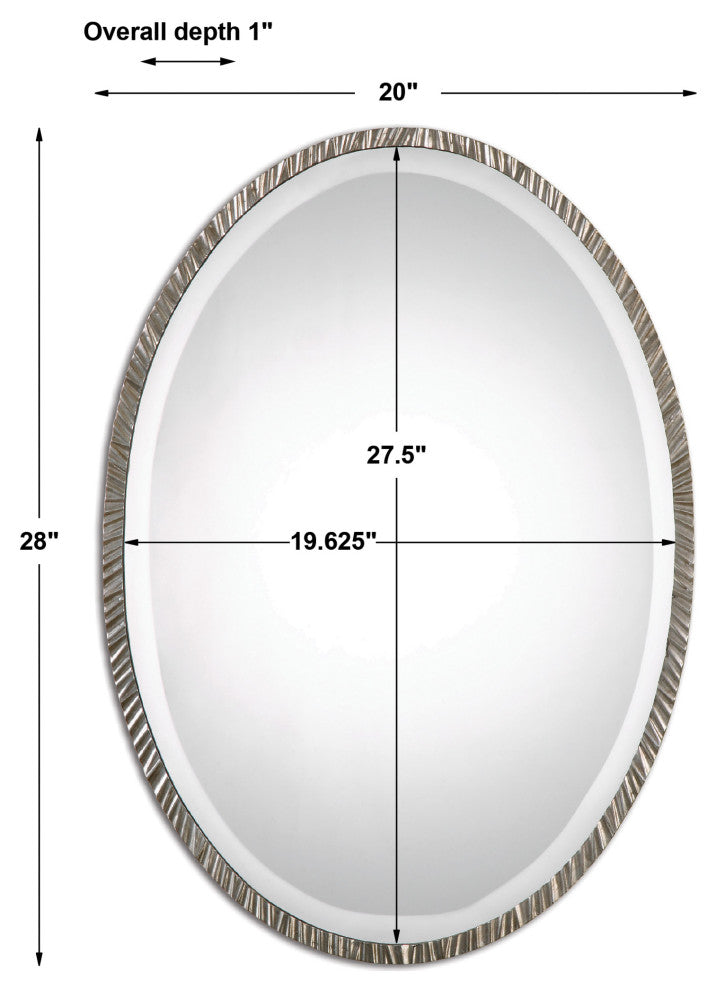 Uttermost Annadel Oval Wall Mirror