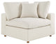 Commix Down Filled Overstuffed 8-Piece Sectional Sofa, Light Beige