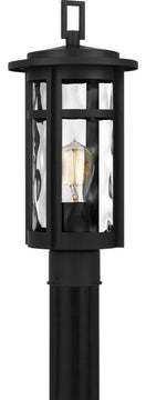 Quoizel UMA9008MBK One Light Outdoor Post Mount, Matte Black Finish