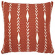Diamond Ray Cinnamon Throw Pillow 20x20