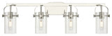 4 35" Bath Vanity-Light Polished Nickel