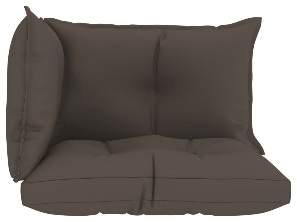 Vidaxl Pallet Sofa Cushions 3-Piece Taupe Fabric
