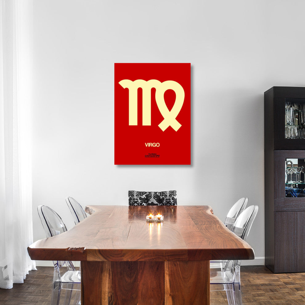"Virgo Zodiac Sign Yellow" Fine Art Print