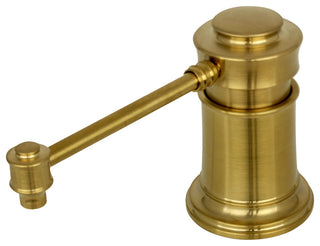 Built, Copper Soap Dispenser Refill from Top With 17oz Bottle, Brushed Gold