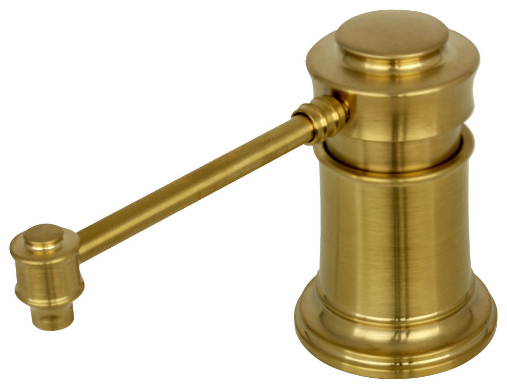 Built, Copper Soap Dispenser Refill from Top With 17oz Bottle, Brushed Gold