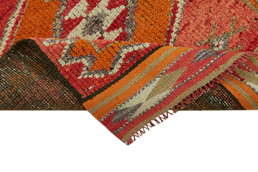 Rug N Carpet - Handwoven Oriental 3' 3" x 10' 8" Antique Runner Rug
