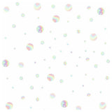 Holographic Circle Peel And Stick Wall Decals, holographic