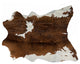 2'x3' Natural Calfskin Rug, Brindle