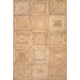 Juniper Tiled Jute Area Rug, Natural 10''x14''