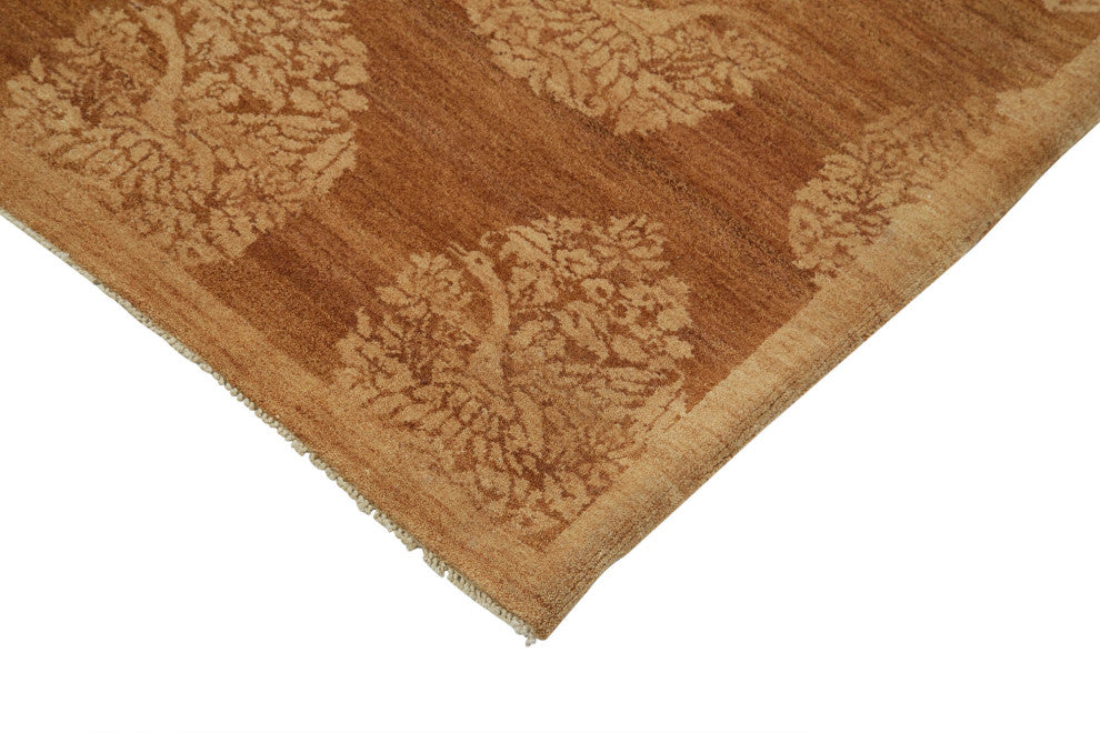 Rug N Carpet - Hand-Knotted Oriental 9' 0" x 12' 0" Pastel Oushak Area Rug