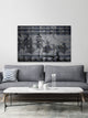 "Many White Stars" Print on Brushed Aluminum, 45"x30"