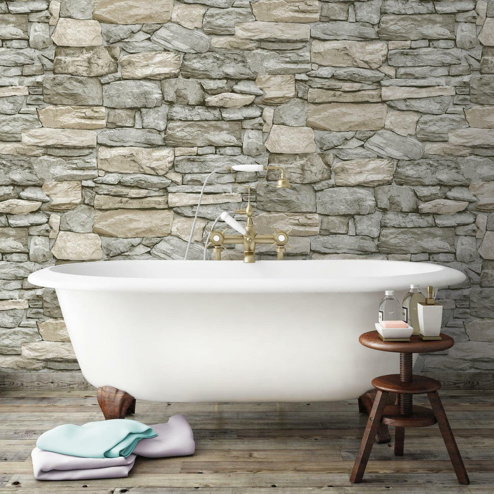 Stone Peel & Stick Wallpaper