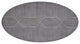 Magnus Coffee Table in Grey Shagreen and Brushed Stainless Steel