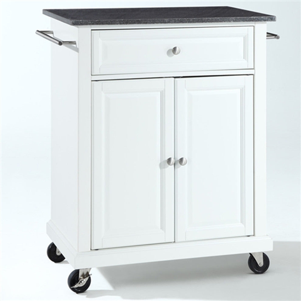 White Kitchen Cart