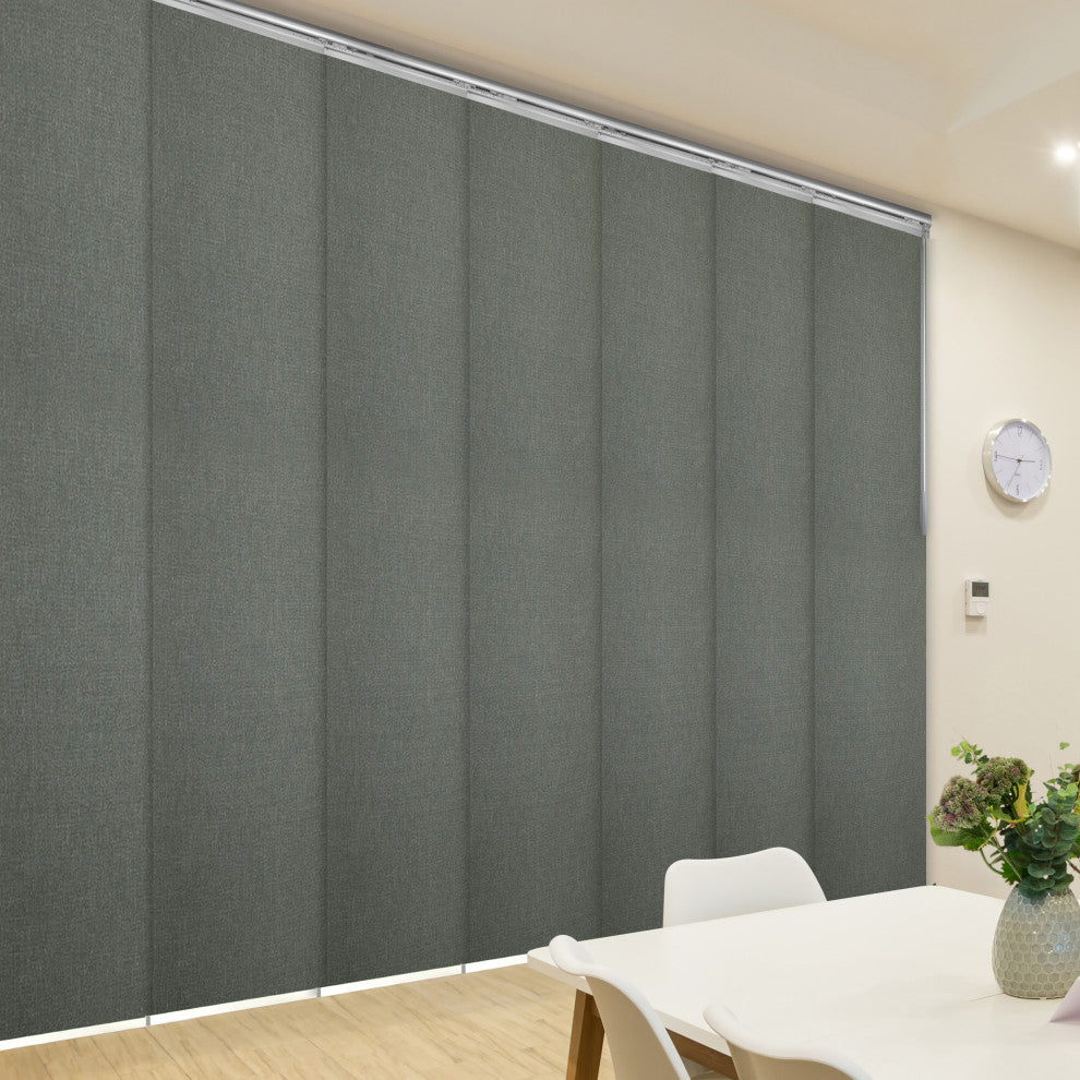 Salvatore 7-Panel Track Extendable Vertical Blinds 110-153"W