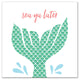 Sea Ya Later 12x12 Canvas Wall Art