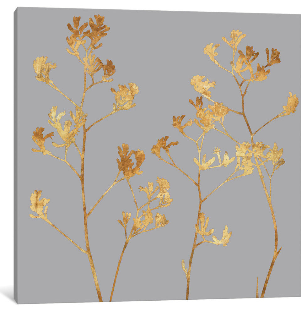 "Gold At Dusk II" by Erin Lange, Canvas Print, 37"x37"