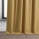 Bellino Blackout Room Darkening Curtain Single Panel, Trinket Gold, 50"x96"