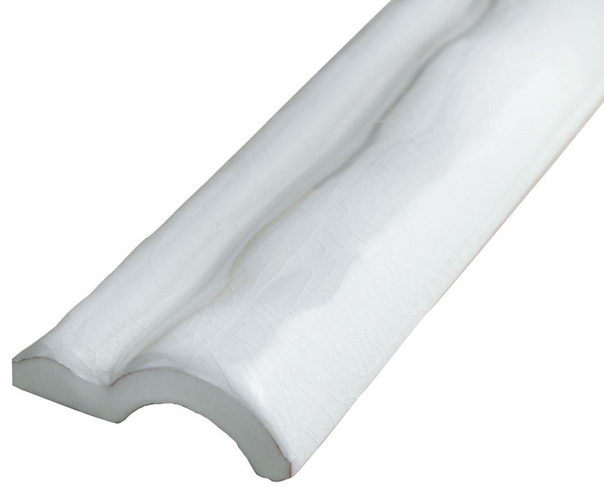 Antic Craquelle Moldura Gris Claro Ceramic Wall Trim