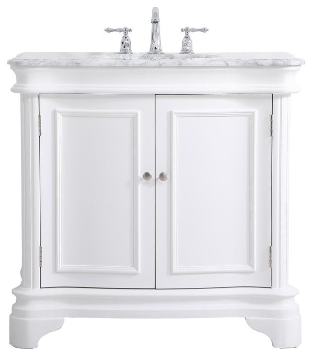 Kaden 36" Single Bathroom Vanity Set, White