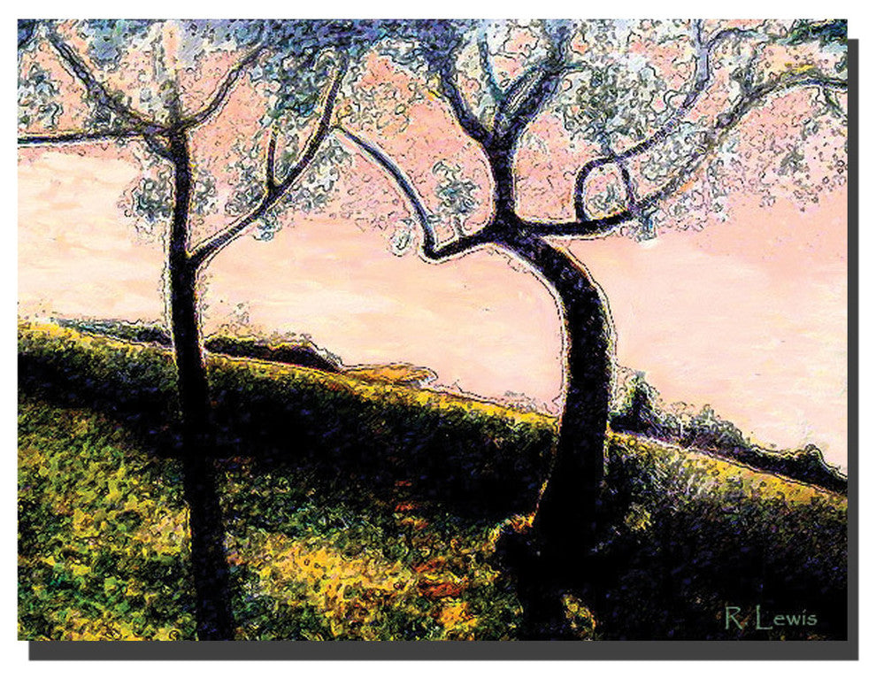''Talking Trees'' Canvas Art by Rickey Lewis