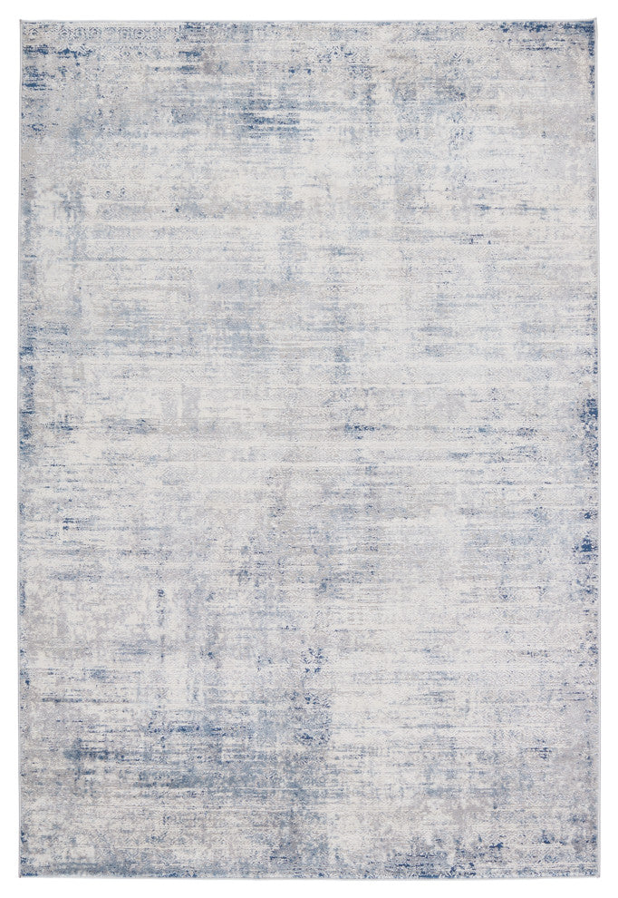 Vibe by Jaipur Living Werner Tribal Gray/Blue Area Rug, 5'x8'