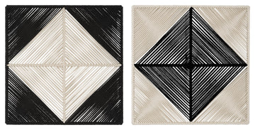 Uttermost Seeing Double Rope Wall Squares, 2-Piece Set