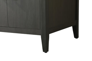 Home Living 72" Double Bathroom Vanity, Mocha Brown