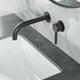 Ivy Single-Handle, Wall-Mount, Bathroom Faucet, Matte Black