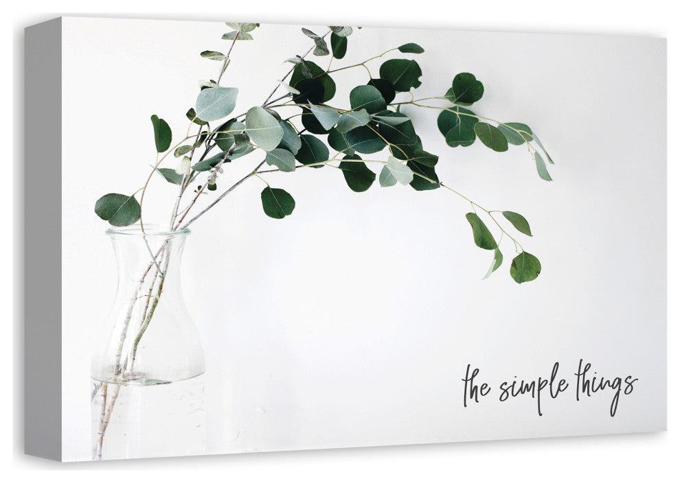 Eucalyptus Leaves The Simple Things 18x12 Canvas Wall Art