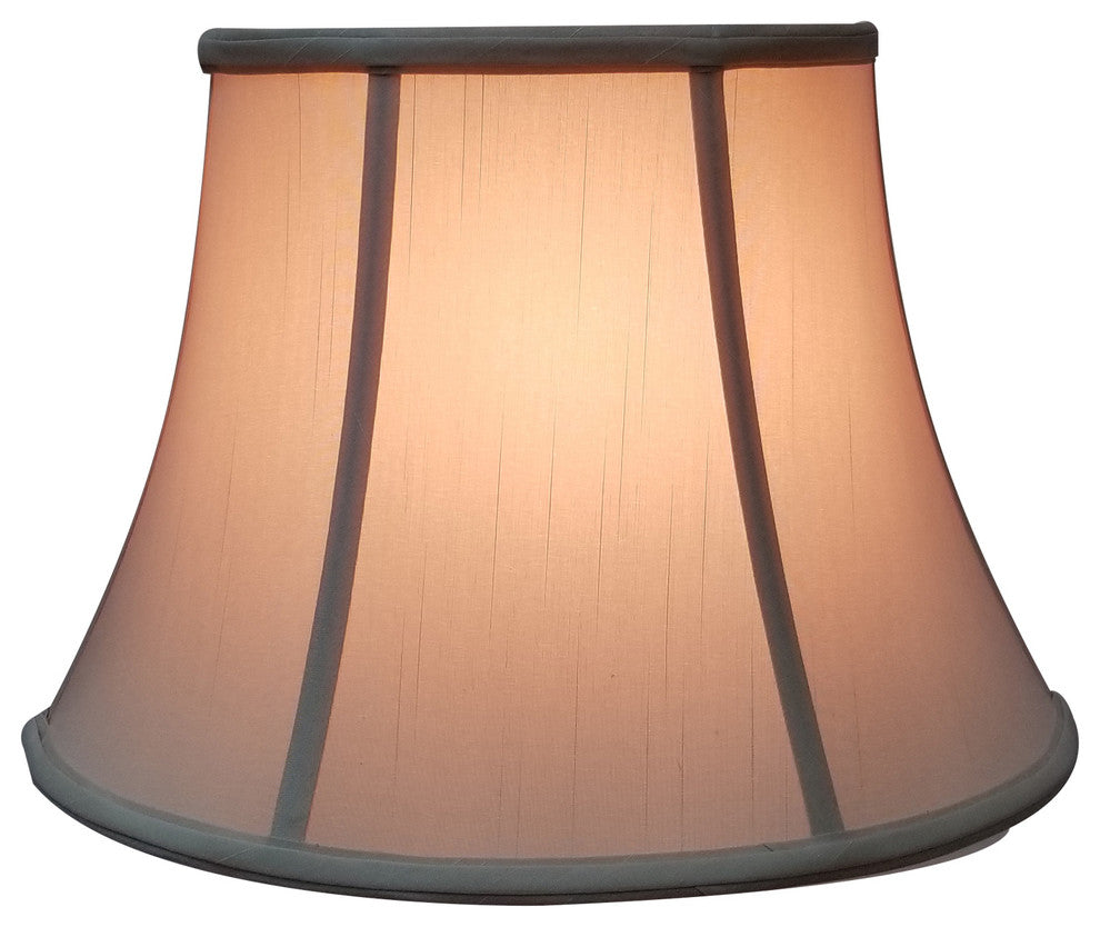 Oval Basic Lampshade, Antique Gold, Beige, (10.5x7.5)x(18x14)x13