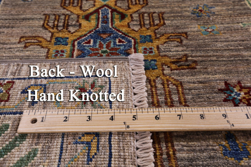 5' 8" X 7' 11" Hand-Knotted Persian Wool Rug - Q12470